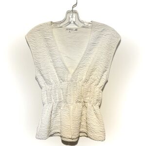 Good American Ivory Textured Dress